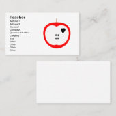 Lehrer Visitenkarte (Vorne/Hinten)