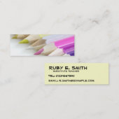 Lehrer-Visitenkarte Mini Visitenkarte (Vorne/Hinten)