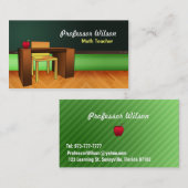 Lehrer-Visitenkarten Visitenkarte (Vorne/Hinten)