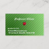 Lehrer-Visitenkarten Visitenkarte (Rückseite)