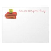 Lehrer vom Schreibtisch Notizblock (Vorderseite)