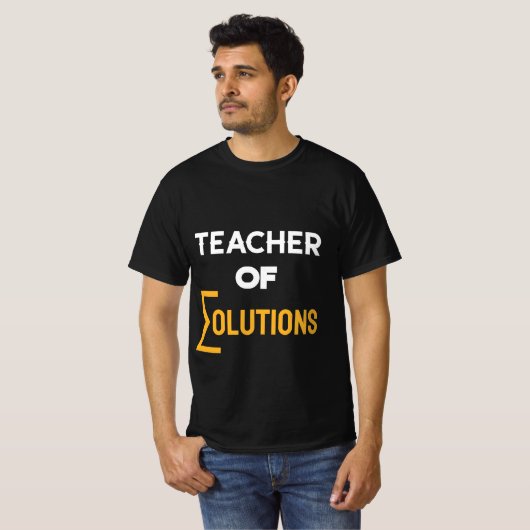 Lehrer von Alkolution Algebra Math Teacher T-Shirt (Vorne ganz)