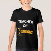 Lehrer von Alkolution Algebra Math Teacher Tri-Blend Shirt (Vorderseite)