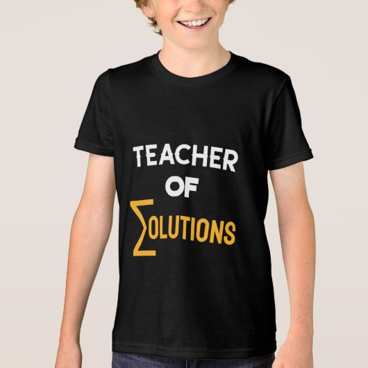 Lehrer von Alkolution Algebra Math Teacher Tri-Blend Shirt (Vorderseite)
