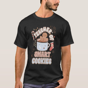 Lehrer von intelligenten Keksen Groovy Lebkuchen T-Shirt