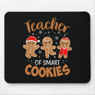 Lehrer von intelligenten Keksen Lebkuchen Weihnach Mousepad