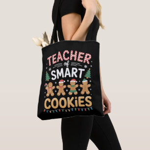 Lehrer von intelligenten Keksen Weihnachts-Gingerb Tasche