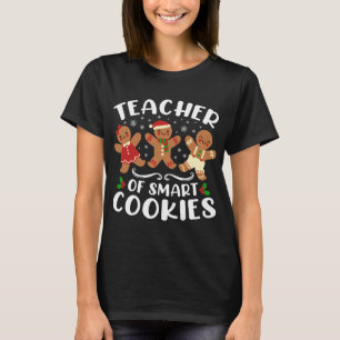 Lehrer von Smart Cookies Weihnachts-Lebkuchen-Schn T-Shirt