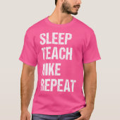 Lehrer Wandern Shirt Funny Teaching Wanderung Gesc (Vorderseite)