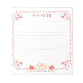 Lehrer | WAPPEN | Monogramm Notizblock