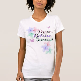 Lehrer-Wasserfarbe-Floral-Schmetterling-Traum-T-Sh T-Shirt