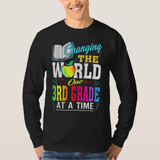 Lehrer wechseln Welt ein drittes Mal nach dem ande T-Shirt