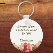 Lehrer | WEGEN IHRER GLAUBE ICH, DASS ICH KÖNNTE Schlüsselanhänger (Vorderseite)