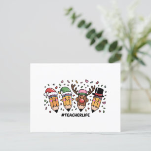 Lehrer Weihnachten Bleistifte Lehrer Leben Frohe W