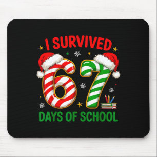 Lehrer Weihnachten Lustiges Meme Ich überlebte 67 Mousepad