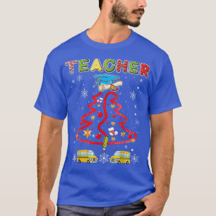 Lehrer Weihnachtsbaum Frohe Weihnachten Liebhaber T-Shirt