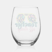 Lehrer Weinglas Ohne Stiel (Rückseite)