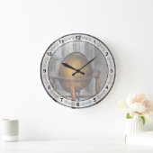 Lehrer - Weltweit Große Wanduhr (Zuhause)