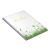 Lehrer Wertschätzung Boho Floral Notebook Notizblock (Rechte Seite)