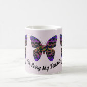 Lehrer Wertschätzung Bright Butterfly Danke Kaffeetasse (Mittel)