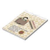 Lehrer Wertschätzung Candy Bar Wrapper Geschenk Notizblock (Rotiert)