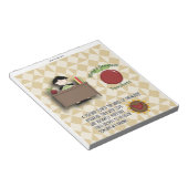 Lehrer Wertschätzung Candy Bar Wrapper Geschenk Notizblock (angewinkelt)