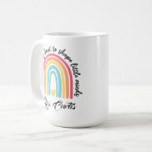 Lehrer Wertschätzung Es braucht ein großes Herz, u Kaffeetasse (Vorderseite Links)