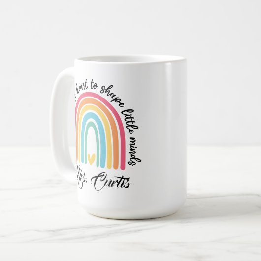 Lehrer Wertschätzung Es braucht ein großes Herz, u Kaffeetasse (Vorderseite Links)