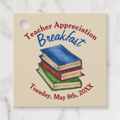 Lehrer Wertschätzung Frühstück Rente Party Geschenkanhänger (Vorderseite)