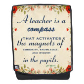 Lehrer Wertschätzung Geschenk Ein Lehrer ist ein K Rucksack (Vorderseite)