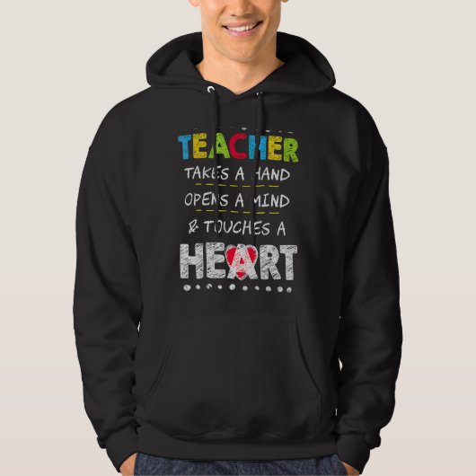 Lehrer-Wertschätzung Inspiration Quote Test Day Hoodie (Vorderseite)
