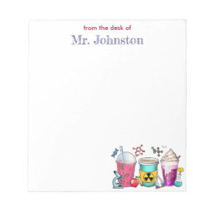 Lehrer-Wertschätzung Kaffee Personalisiert Notizblock