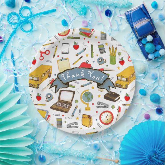 Lehrer Wertschätzung Luncheon Paper Teller (Party)