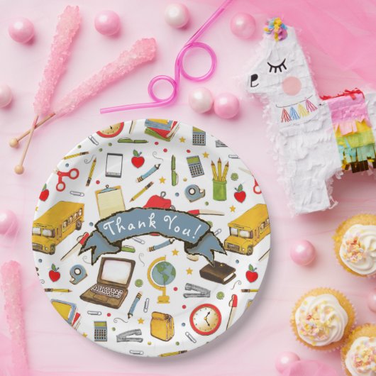 Lehrer Wertschätzung Luncheon Paper Teller (Party)