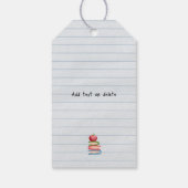 Lehrer-Wertschätzung mit Herz Geschenkanhänger (Rückseite)