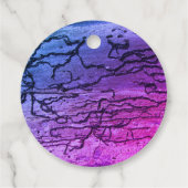 Lehrer Wertschätzung Neon Abstrakt Danke Geschenkanhänger (Rückseite)