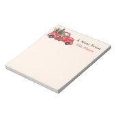 Lehrer Wertschätzung Niedlich Gnome Custom Notizblock (Rotiert)