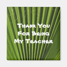 Lehrer Wertschätzung Palm Leaf Foto Vielen Dank Magnet