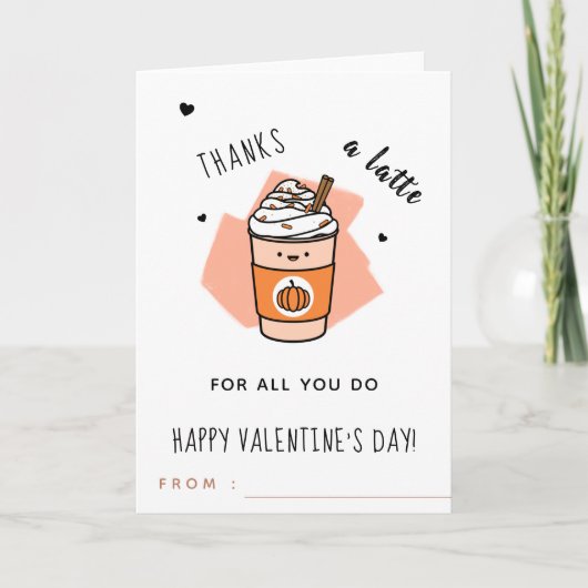 Lehrer Wertschätzung Valentinstag Vielen Dank Karte (Vorderseite)