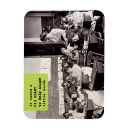 Lehrer Wertschätzung Vintages Foto Geschenk Magnet