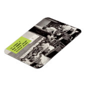 Lehrer Wertschätzung Vintages Foto Geschenk Magnet (Linke Seite)