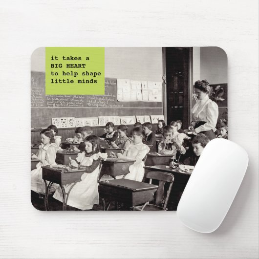 Lehrer Wertschätzung Vintages Foto Geschenk Mousepad (Mit Mouse)