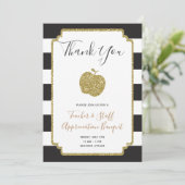 Lehrer Wertschätzung Woche Einladung Schule Apple (Stehend Vorderseite)