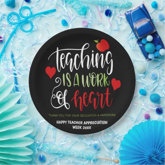 Lehrer Wertschätzung Woche Party Decor DANK Pappteller (Party)