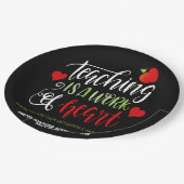 Lehrer Wertschätzung Woche Party Decor DANK Pappteller (Schrägansicht)