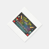 Lehrer Wertschätzung Woche Party Dekor Serviette (Ecke)