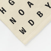 Lehrer Wertschätzung Word Suchmaske Fleecedecke (Ecke)