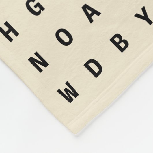 Lehrer Wertschätzung Word Suchmaske Fleecedecke (Ecke)