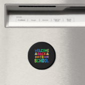 Lehrer willkommen zurück zur Schule Magnet (In Situ (Geschirrspüler))