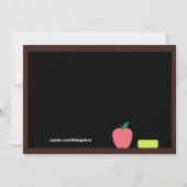 Lehrer Wise Owl Kids Abschluss Einladung (Rückseite)